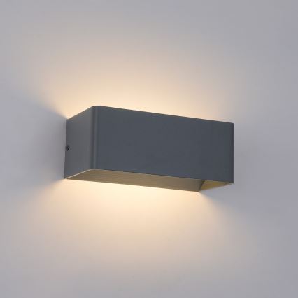Brilagi - Външна LED настенна лампа DONNANI LED/7W/230V 20 cm антрацит IP44