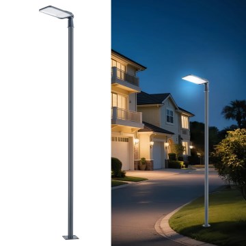 Brilagi - Външна LED улична лампа с 3 м стълб и шарнир URBANLIGHT LED/200W/230V антрацит IP65