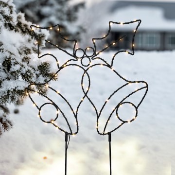 Brilagi - Външна LED коледна украса LED/3xAA IP44 55x32 cm звънчета