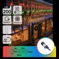 BRILAGI - Външна LED коледна верига 200xLED/3,6W/8 функции 13x0,4m IP44 многоцветна
