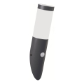 Brilagi - Външна стенна лампа ELIA със сензор за движение 1xE27/20W/230V IP44 антрацит