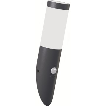 Brilagi - Външна стенна лампа ELIA със сензор за движение 1xE27/20W/230V IP44 антрацит