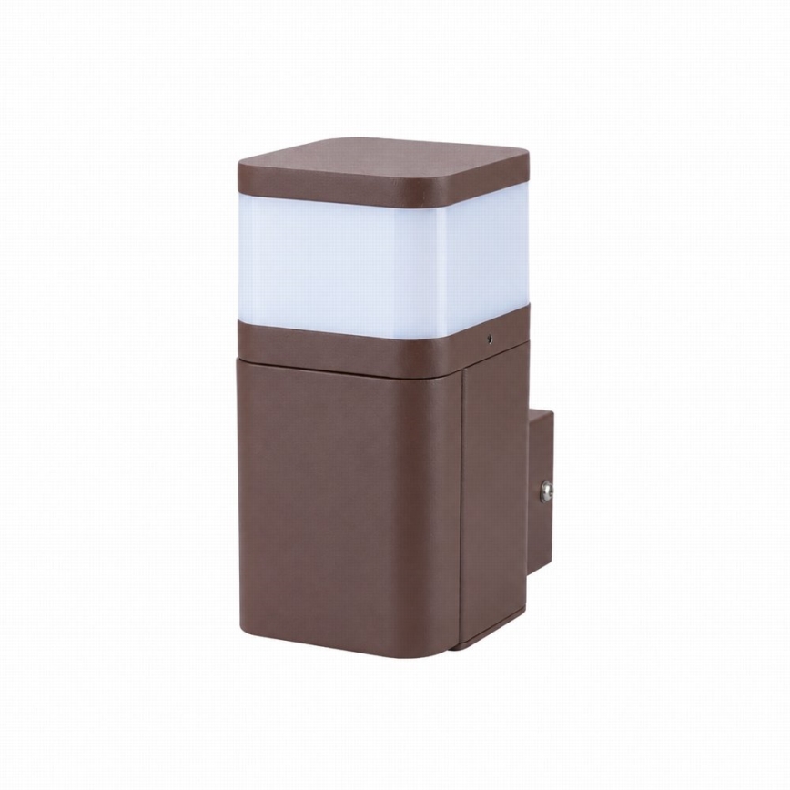 BRILAGI - Външна стенна лампа със SCHUKO контакт PILLAR 1xG9/11W/230V IP44 кафява
