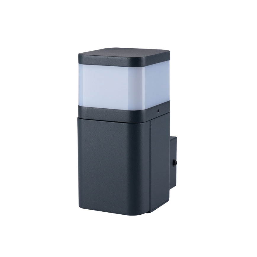 Brilagi - Външна стенна лампа с вграден контакт SCHUKO PILLAR 1xG9/11W/230V IP44 антрацит