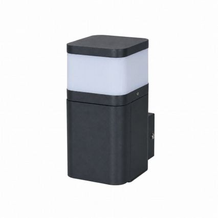 BRILAGI - Външна стенна лампа с контакт SCHUKO PILLAR 1xG9/11W/230V IP44 черна