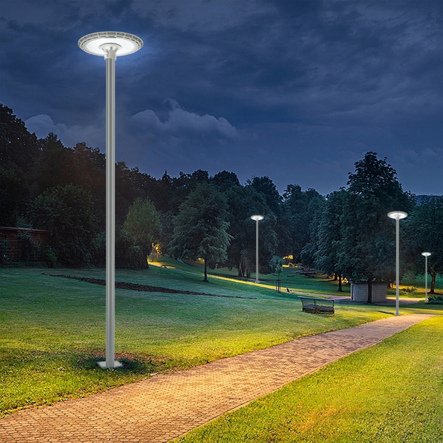 BRILAGI - LED външна улична лампа с 3-метров стълб URBANSPARK LED/120W/230V сива IP65