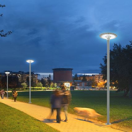 BRILAGI - LED външна улична лампа с 3-метров стълб URBANSPARK LED/120W/230V сива IP65