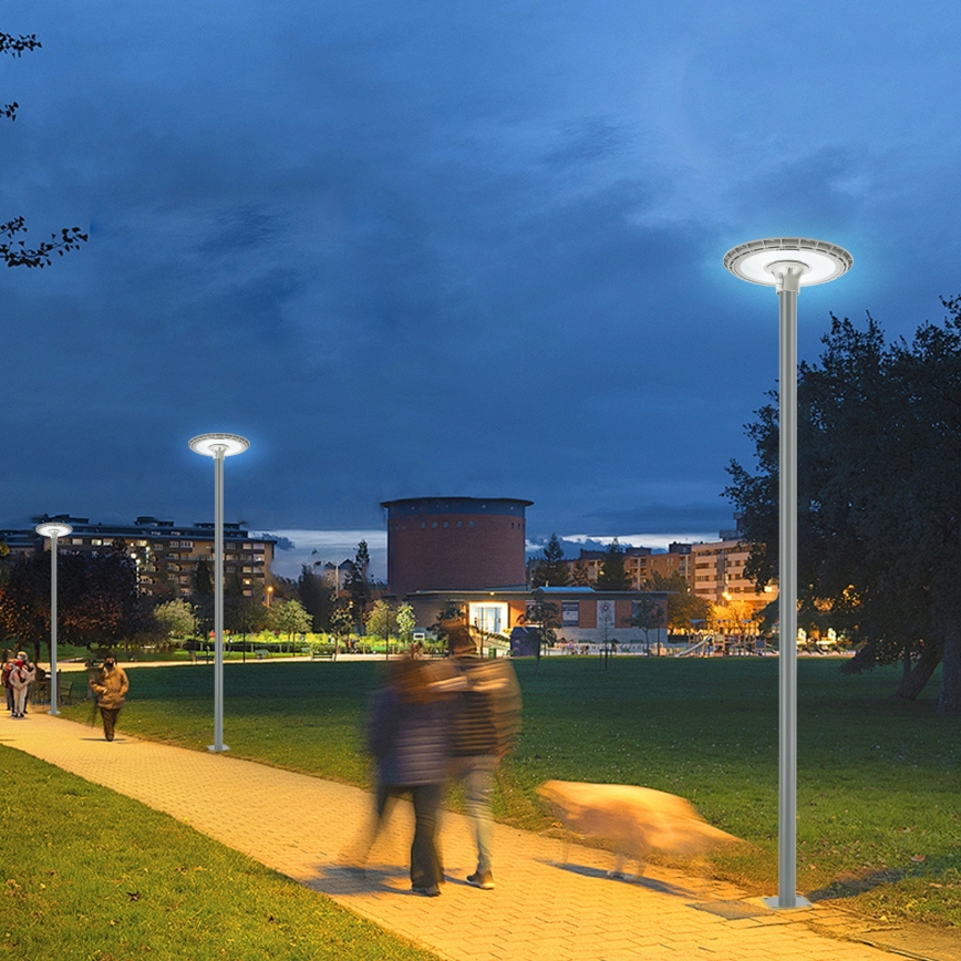 BRILAGI - LED външна улична лампа с 3-метров стълб URBANSPARK LED/120W/230V сива IP65