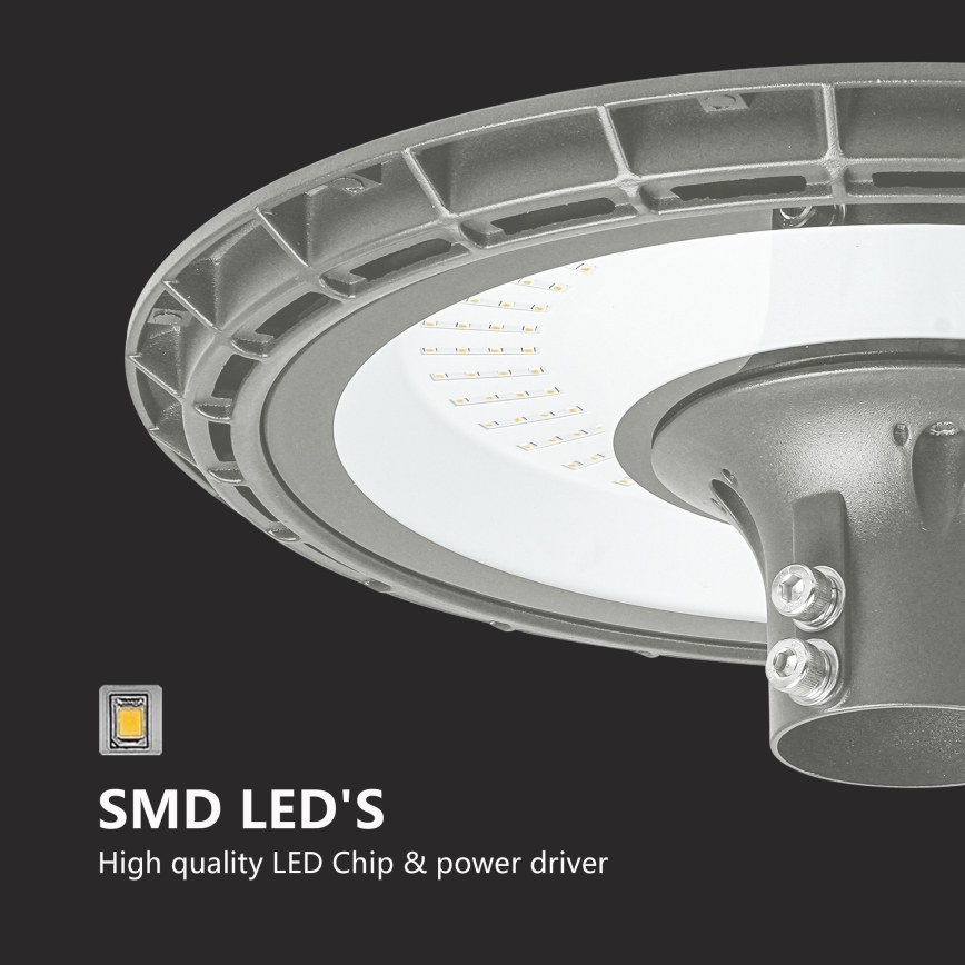 BRILAGI - LED външна улична лампа с 3-метров стълб URBANSPARK LED/120W/230V сива IP65