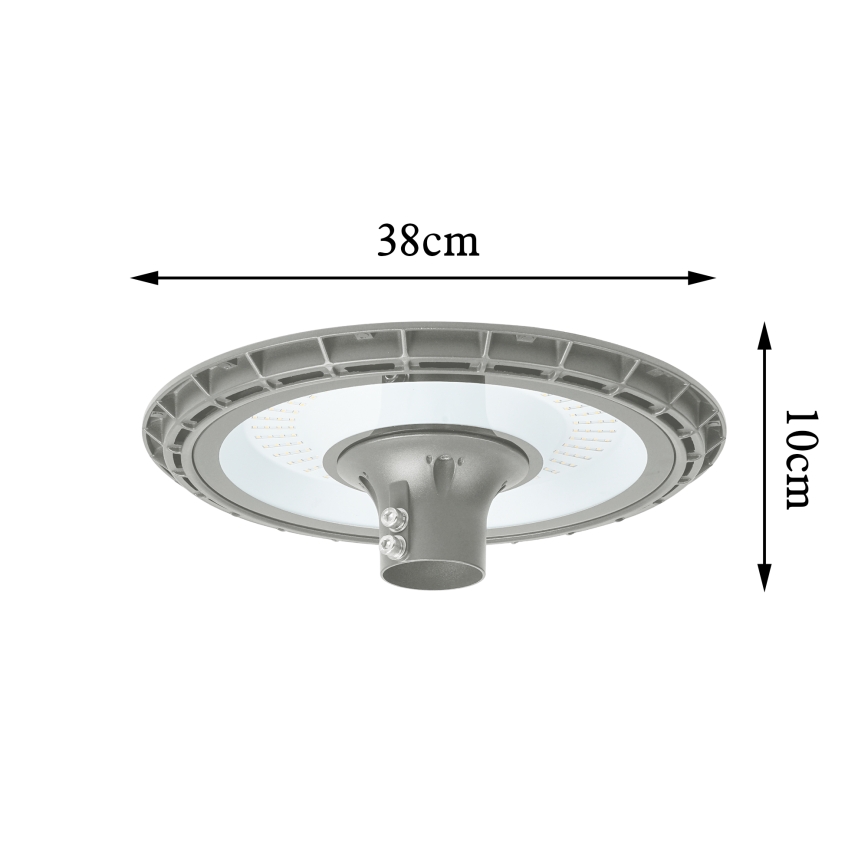 BRILAGI - LED външна улична лампа с 3-метров стълб URBANSPARK LED/120W/230V сива IP65