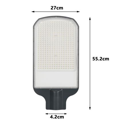 Brilagi - Външна улична LED лампа URBANLIGHT LED/200W/230V антрацит IP65