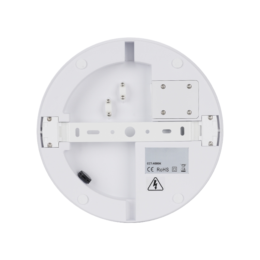 Brilagi - LED външно таванно осветително тяло със сензор BENE LED/24W/230V Ø 26 см бяло IP54