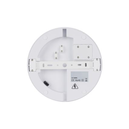 Brilagi - LED външно таванно осветително тяло със сензор BENE, LED/18W/230V, Ø 21,5 см, бяло, IP54