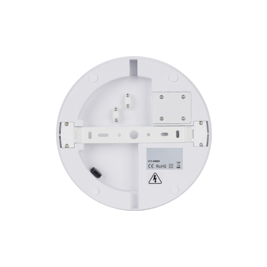 Brilagi - LED външно таванно осветително тяло със сензор BENE, LED/18W/230V, Ø 21,5 см, бяло, IP54