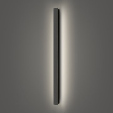 Brilagi - Външно стенено LED осветително тяло LINEAR, 22W/230V, 4000K, IP65, 100 cm, черно