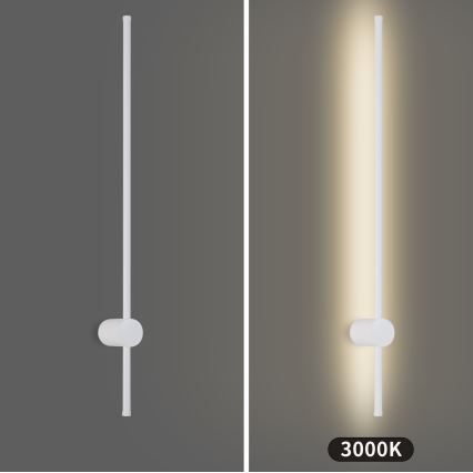 Brilagi - Външна стенна лампа AURA LED/20W/230V 3000K IP54 97 cm бяла CRI 90