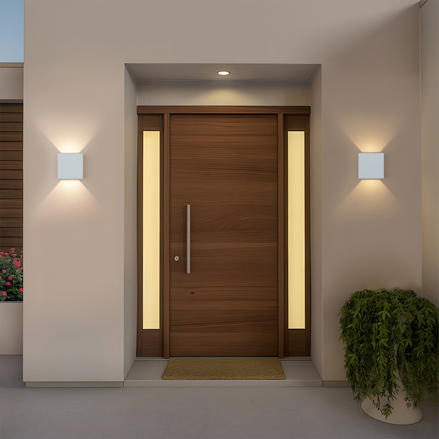 Brilagi - Външно стенно LED осветително тяло DOUBLERAY LED/6W/230V бяло IP54