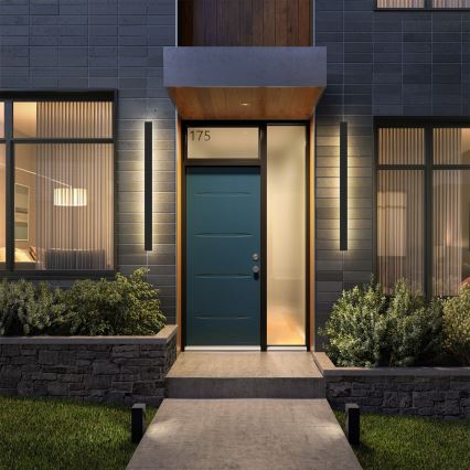 Brilagi - LED външно стенно осветително тяло LINEAR LED/22W/230V 4000K IP65 100 cm черно CRI 90