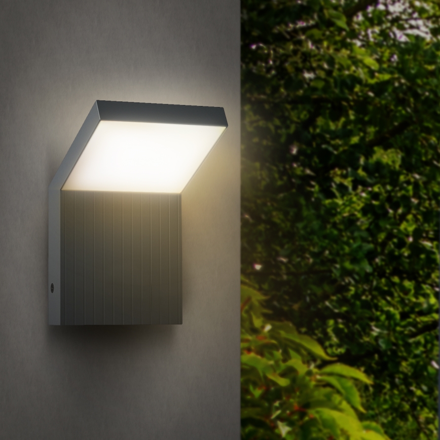 Brilagi - Външно стенно LED осветително тяло RIANO LED/8W/230V, антрацит, IP65