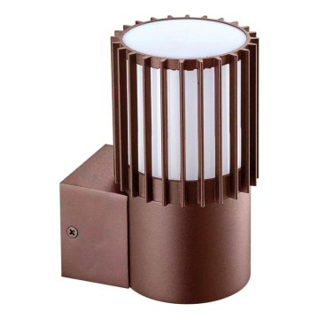 BRILAGI - Външно стенно осветително тяло ARMOR 1xGU10/35W/230V IP44 кафяво