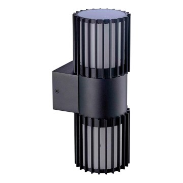 BRILAGI - Външно стенно осветително тяло ARMOR 2xGU10/35W/230V IP44 черно