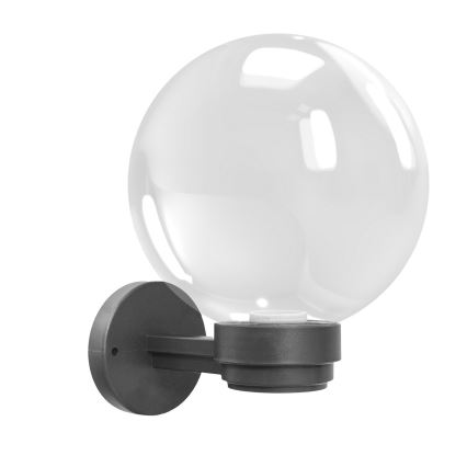 Brilagi - Външно стенно осветително тяло HARBOR 1xE27/40W/230V IP33 антрацит/прозрачно