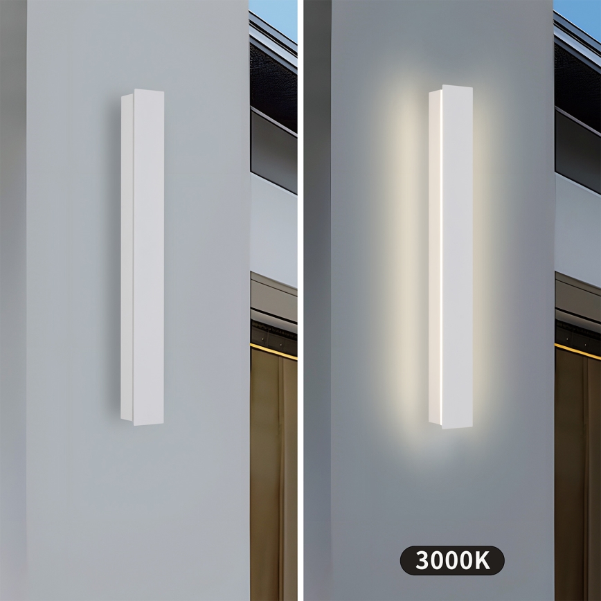 Brilagi - LED външен стенен осветител LINEAR LED/12W/230V 3000K IP65 50 см бял CRI 90
