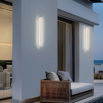 Brilagi - LED външен стенен осветител LINEAR LED/12W/230V 3000K IP65 50 см бял CRI 90