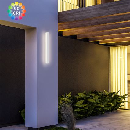 Brilagi - LED външен стенен осветител LINEAR LED/12W/230V 3000K IP65 50 см бял CRI 90
