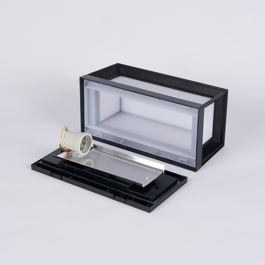 Brilagi - Външно стенно осветително тяло PARKER 1xE27/60W/230V черно IP44