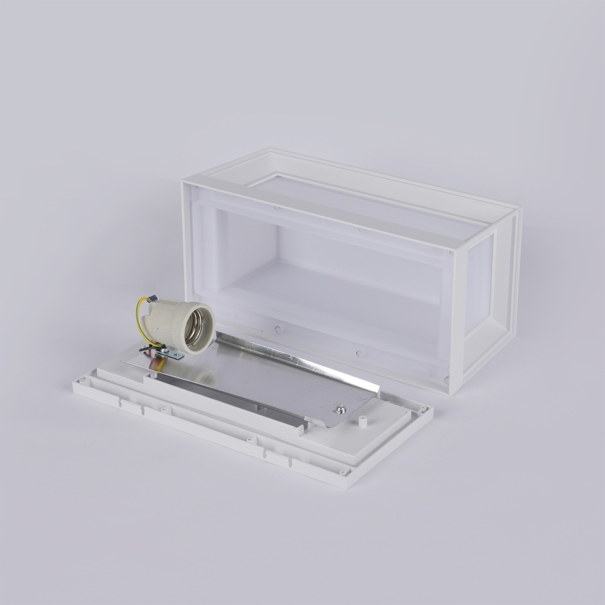 Brilagi - Външно стеново осветително тяло PARKER 1xE27/60W/230V бяло IP44