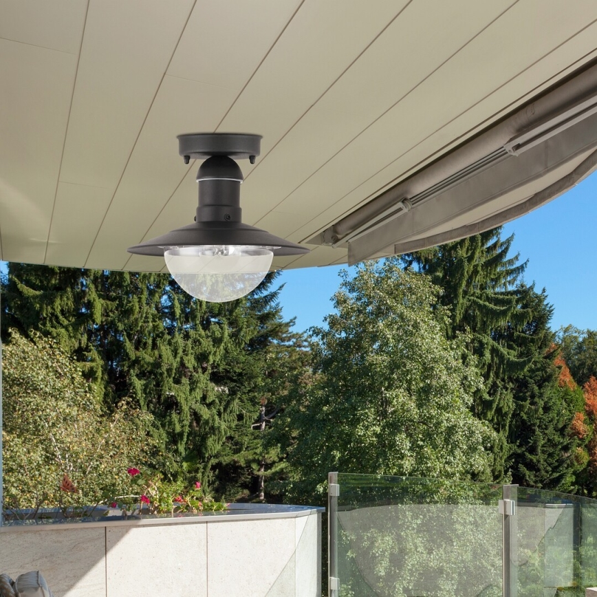 Brilagi - Външно таванно осветително тяло MOLDE 1xE27/60W IP44 черно