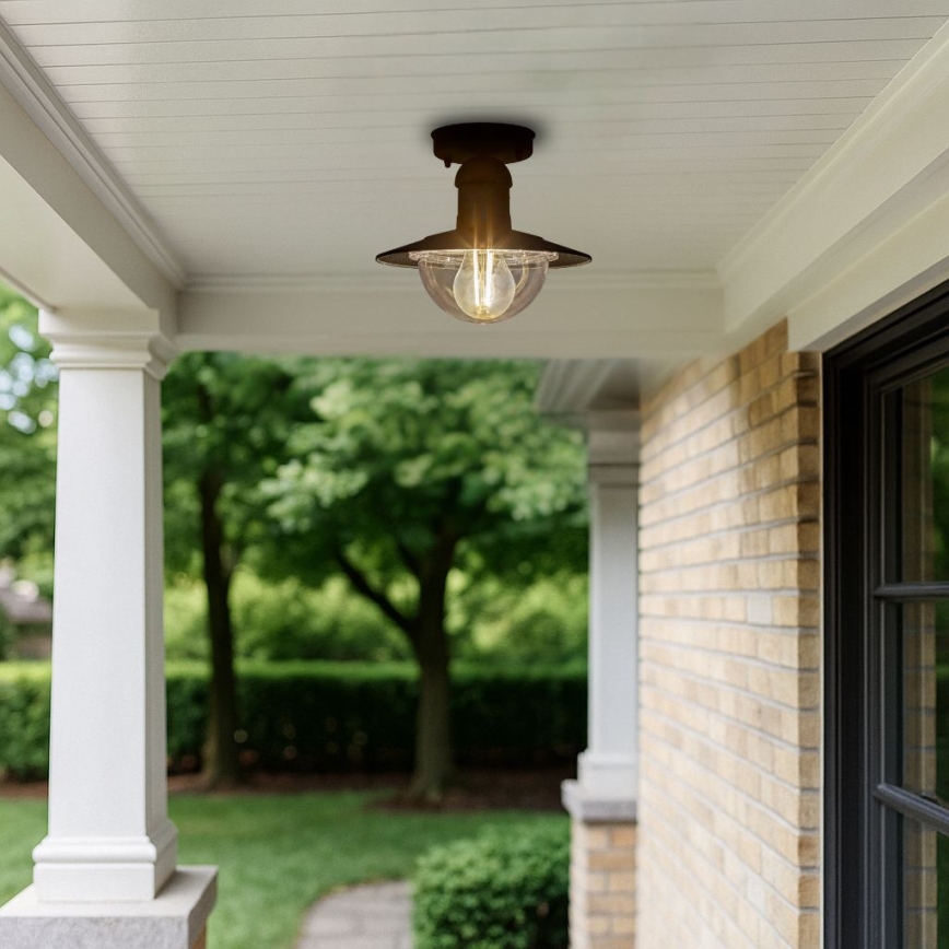 Brilagi - Външно таванно осветително тяло MOLDE 1xE27/60W IP44 черно