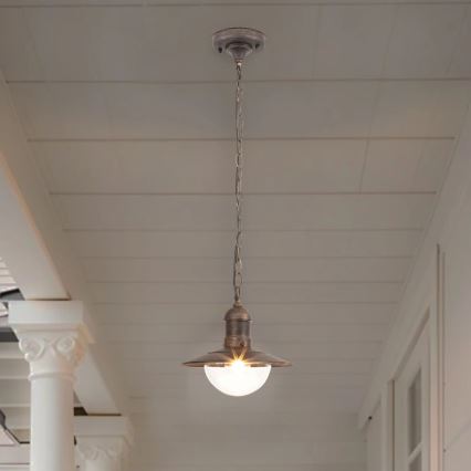 Brilagi - Външно висящо осветително тяло MOLDE 1xE27/60W IP44 бронзово/патина