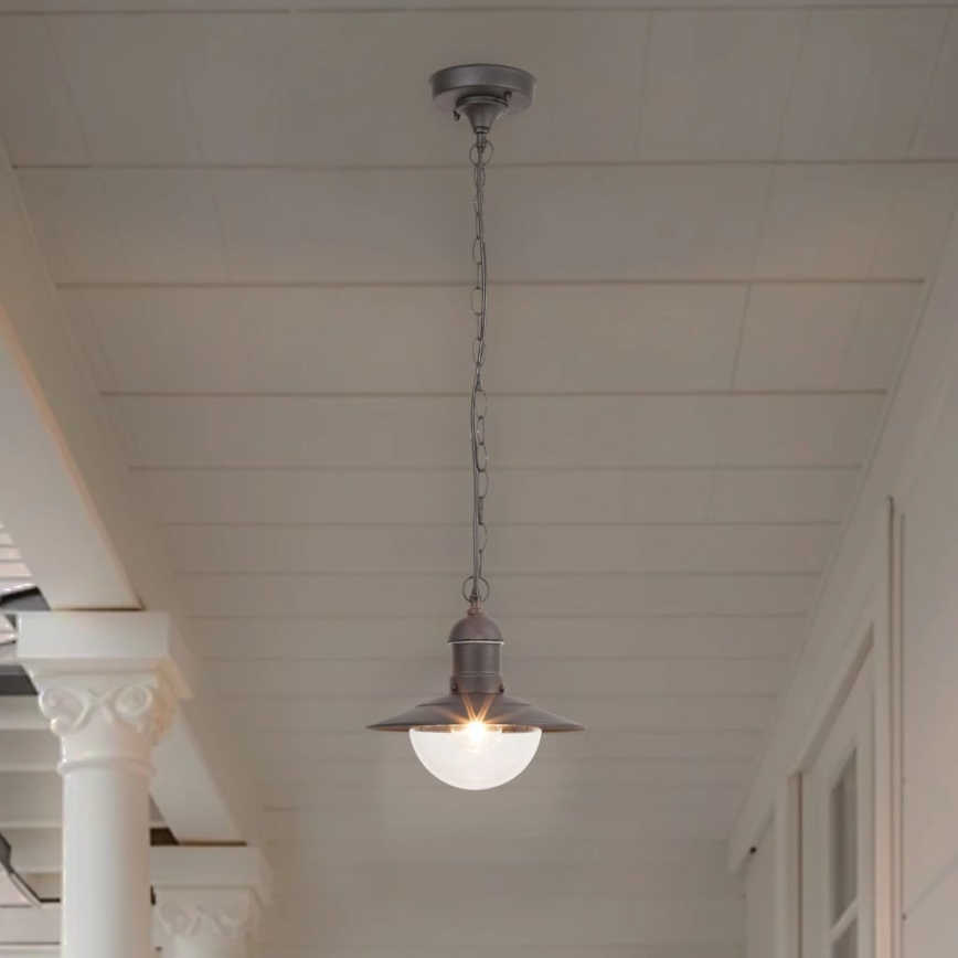 Brilagi - Външно висящо осветително тяло MOLDE 1xE27/60W IP44 черно