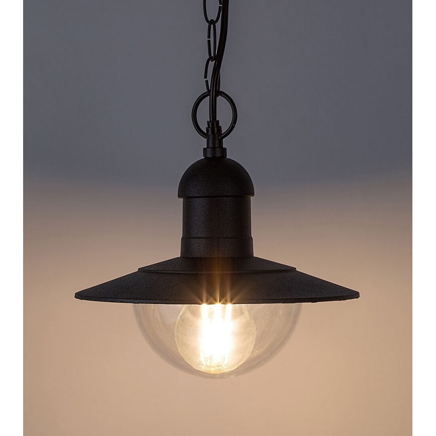 Brilagi - Външно висящо осветително тяло MOLDE 1xE27/60W IP44 черно