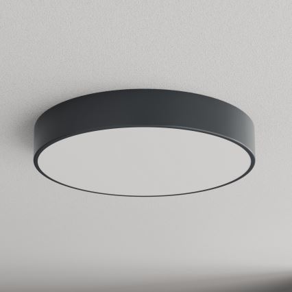 Brilagi - Таванно осветително тяло за баня CLARE 4xE27/24W/230V Ø 50 см антрацит IP54