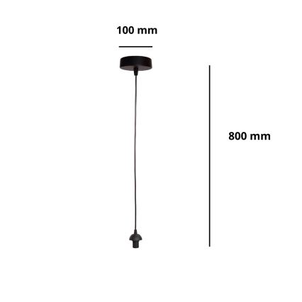 BRILAGI - Захранващ кабел PARTY 1xE14/60W/230V черен
