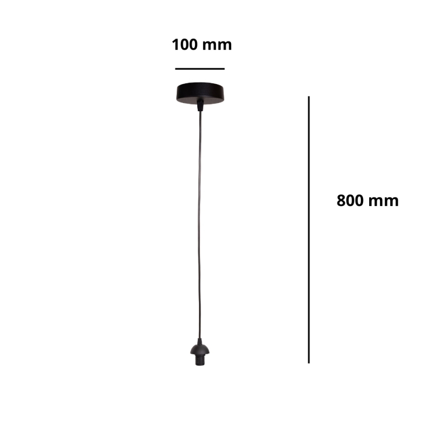 BRILAGI - Захранващ кабел PARTY 1xE14/60W/230V черен