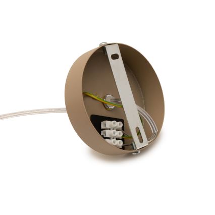 Brilagi - Захранващ кабел PARTY 1xE27/60W/230V Ø 10 см бежов