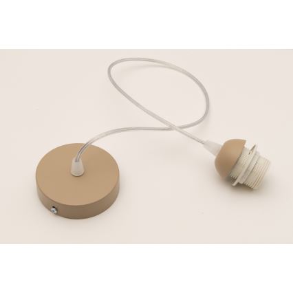 Brilagi - Захранващ кабел PARTY 1xE27/60W/230V Ø 10 см бежов