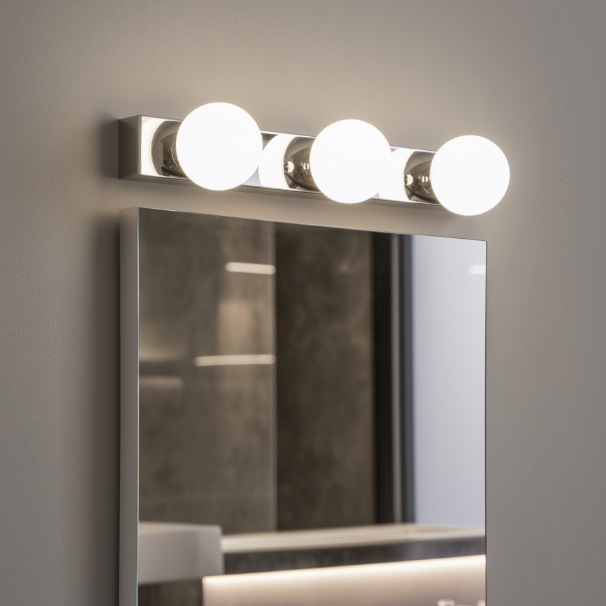BRILAGI - КОМПЛЕКТ 2x LED Стенно осветително тяло за баня HOLLYWOOD 3xLED/3W/230V 39 см IP44 лъскав хром