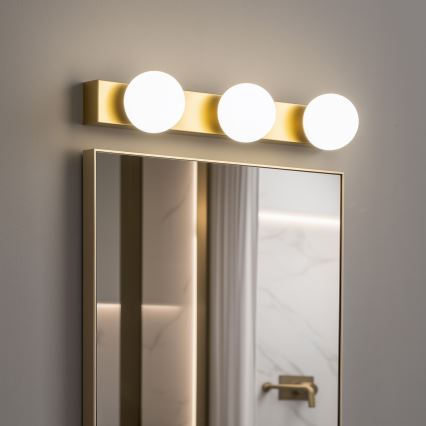 BRILAGI - Комплект 2x LED стенен осветител за баня HOLLYWOOD 3xLED/3W/230V 39 cm IP44 златист