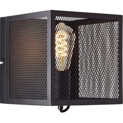 Brilliant - Аплик MAZE 1xE27/40W/230V черен