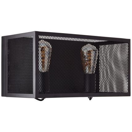 Brilliant - Аплик MAZE 2xE27/40W/230V черен