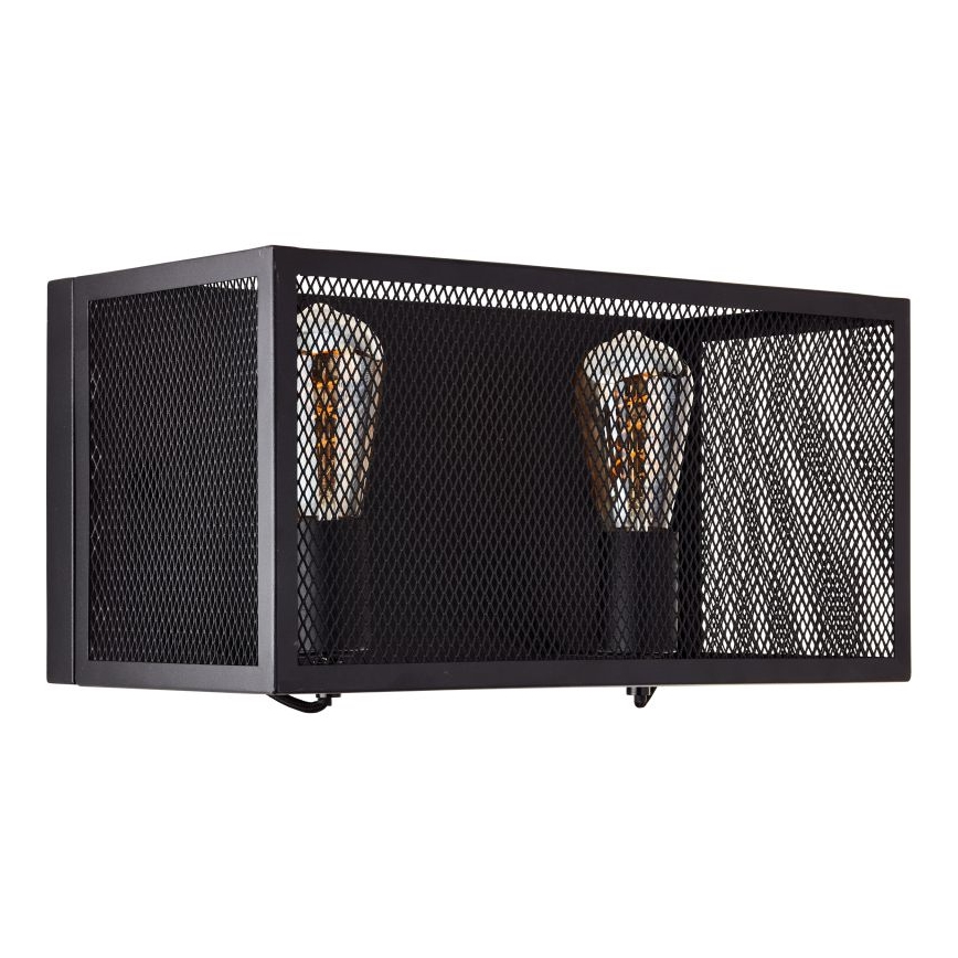 Brilliant - Аплик MAZE 2xE27/40W/230V черен