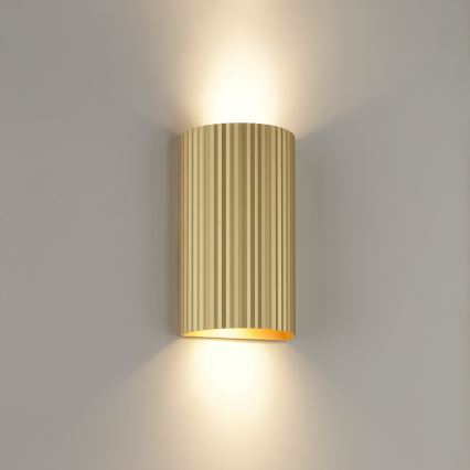 Brilliant - Аплик UNDULA 2xGU10/10W/230V златист