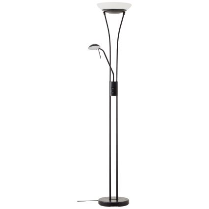 Brilliant - Димируема LED подова лампа FINN 2xLED/13W/230V черна