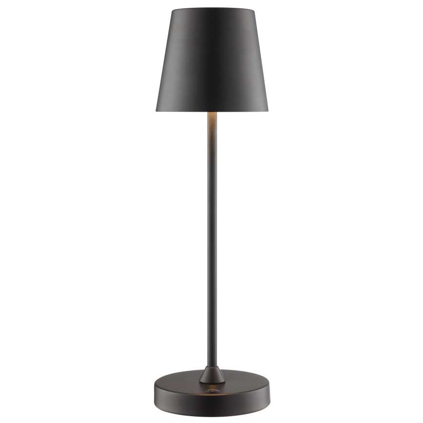 Brilliant - LED димируема презареждаема сензорна външна настолна лампа ELORA LED/2,5W/5V 2700K 2600 mAh IP44 черна