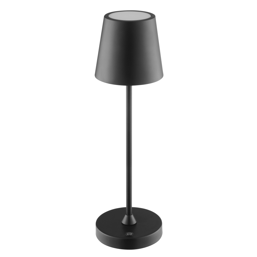 Brilliant - LED димируема презареждаема сензорна външна настолна лампа ELORA LED/2,5W/5V 2700K 2600 mAh IP44 черна